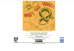 What's that snake website image.