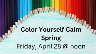 Color Yourself Calm: Spring