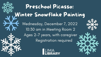 Preschool Picasso: Winter Snowflake Flyer
