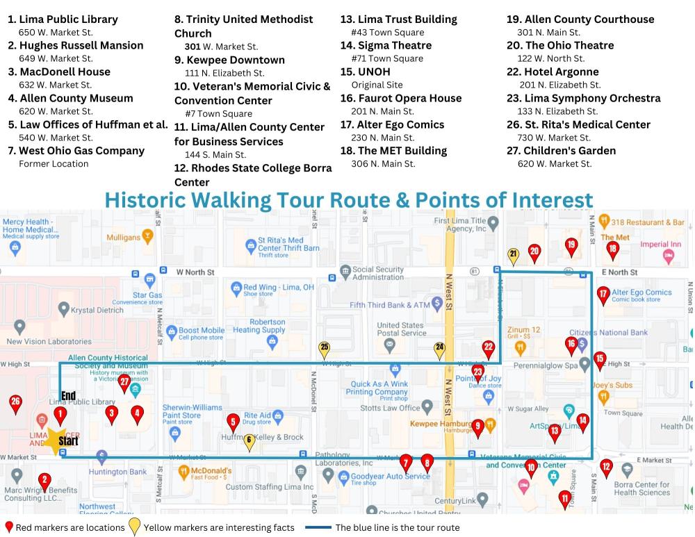 Historic Walking Tour Map
