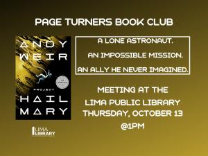 Page Turners Book Club Poster