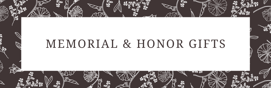 Memorial and Honor Gift Books