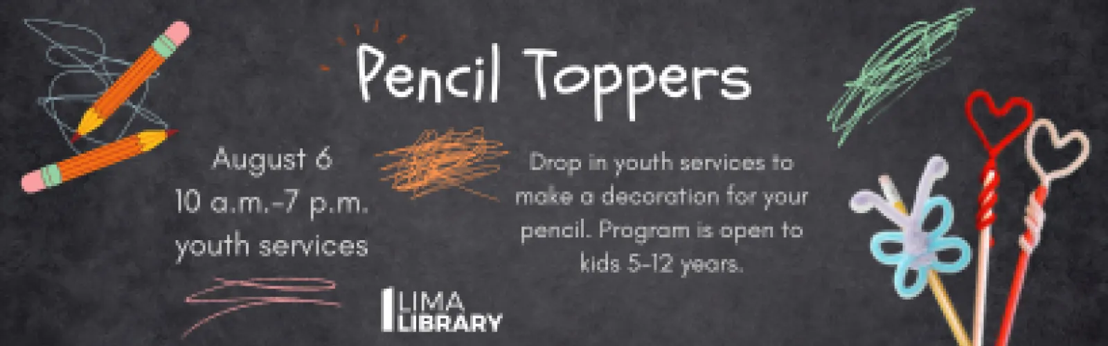 Pencil Toppers Program Flyer Image